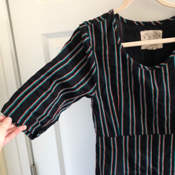 Ace & Jig Rowan Black Striped Dress - Picture 6 of 10